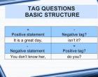 Разделительный вопрос с «хвостиком» в английском языке (Tag Question)
